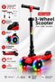 3-Wheel Twist Kids Scooter with Led Lights – Foldable, Adjustable Handlebars (78-83-88 cm), Strong Rear Brake, Stable Ride - 2