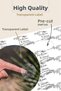 100 Pieces of Transparent Wedding, Engagement, Henna, Promise, Circumcision, Gift Package Labels - Model 5 - 4