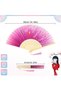 Natural Wooden Bamboo Fan Foldable Hand Fan Vintage Decorative Cooling Stylish Design Summer Hand Fan Gift Special Production - 7