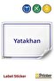 Yatakhane Isg Warning Sign Sticker 70X100 cm