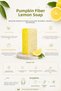 Pumpkin Fiber Soap Anti-Lemon Extract Skin Care Soap - 3