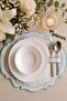 2 Pieces Turquoise Blue Double Row Embroidered American Service-Supla Set