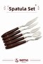 Metal Spatula Set 5-Piece Painting Spatula Set, (Painting Knife)