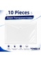 10 Pieces A4 Snap Closure Transparent Document File Document Storage Bag - 2