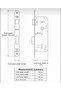 Matte Square Badge Room Door Handle and Silent Lock 40X23 - 4