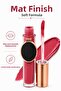 Matte liquid lipstick nude rose dusty rose long-lasting waterproof highly pigmented lipstick with mirror design - 4