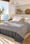 Double Woven Throw Blanket 200X250 cm Cotton Lightweight Premium Sofa Throw Tv Blanket Summer Bedspread - 3