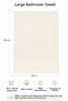 Bath Towel 90X150 cm Linea Collection 650 Gr - 5
