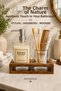 Sara Glass Liquid Soap Dispenser Set with Wooden Stand Bathroom Organizer Toothbrush Holder Modern Glass Bathroom Set - 3