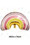 Bohemian Rainbow and Butterfly Concept Balloon Set, 2 Years Old, 12 Pieces - 7