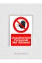 Unauthorised Entry Warning Warning Sign A4 A4 20X30 cm