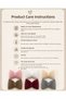 Dedse Plush Bowknot Pillow Decorative Furry Throw Pillow for Sofa and Bedroom - 3