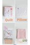 4 Pieces 100% Organic Cotton Unicorn Baby Comforter Duvet Cover Set Baby Set (Unisex) 3 Different Colors - 3