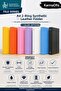 A4 2-Ring Lilac Faux Leather Folder |   File and Document Organizer – 7 Color Options - 2