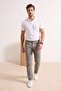 Haki Straight Cotton Flexible Men's Trousers Tmnss26Pl00032