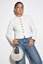 White Judge Collar Buttoned Short Sports Jacket Tdrss26Ce00018 - 3