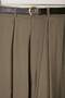 Khaki Pleated Side Zipper Woven Skirt Tdrss26Et00067 - 2