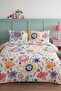 Double Floral Pattern Elastic Sheet Duvet Cover Set Tphss26Ckn00028