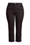 Kahverengi Yüksek Bel Comfort/Esnek Crop Flare Jeans TBBAW27CJ00005 - 4