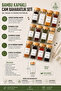 12-Piece Glass Spice Jar Set with Bamboo Lids and 32 Stickers as a Gift... - 3