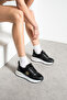 Women's Lace and Gold Detailed Thick Sole Casual Black and White Sneaker Shoes 0873 - 2
