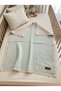 Muslin 6 Layer Baby Blanket Colorful Beige-Light Green - 2