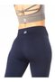 Women's High Waist Shape-Up Seamless Navy Blue Sports Leggings 7/8 Fitness Pilates Yoga Gym Leggings