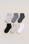 6-Piece Organic Cotton Non-Slip Kids-Baby Socks