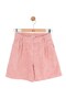 Nk girl's basic knee-length shorts, ages 8-14, dried rose - 4