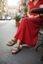 Unisex Anatomical Natural Cork Sole Genuine Leather Arch Supported Daily Comfortable Slippers - 7