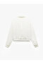 Buttoned Long Sleeve Classic Collar Crepe Shirt - 5