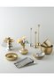 Adora Metal Decorative Tray 20 X 20 X 5.5 cm Gold - 4