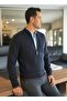 Andy Full Zip Sweatshirt Navy Blue - 2