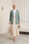 Openwork Patterned Spring Cardigan -Mint - 3