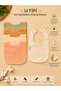 5-Piece Liquid-Proof Double Layer Muslin Food and Drool Bibs, 100% Cotton Mattresses - 3