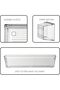 10-Piece Desktop Storage Box Set, Stackable Divider Trays, Multiple Sizes, Clear & Non-Toxic - 4