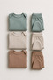 Organic Cotton Bodysuit with Booties and Bottoms, 6 Pieces, 3-Piece Set, Baby Set, 0-9 Months - 2