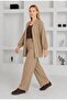 PLUS SIZE CREPE SUIT WITH JACKET AND TROUSERS - 5