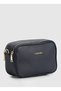 Navy Blue Women's Leather Crossbody Bag Carbyn06 Flt - 2