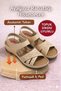 Full Orthopedic Gel Soft Puff Non-Slip Sole Outdoor Sandals Summer Shoes Heel Spur Compatible