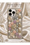 Luxury Rhinestone Floral Case for iPhone 15 Pro Max | Crystal Bling Shockproof Cover