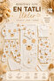 Newborn 10-Piece Full Hospital Discharge Set with Teddy Bear Pattern for Mother's Hospital Bag - 3