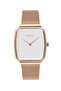 V267Lxvimv Quartz Wicker Rose White Dial 27 mm Women Wrist Watch - 2