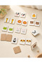 Intelligence Cards Wooden Educational Memory Matching Game Cute Animals Puzzle Toy ( 5.5 x 7.5 CM) - 3