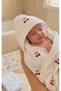 100% Cotton Soft Baby Boy and Girl Bath Swaddle Towel Cherry/Red Cherry - 3