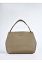 Khaki Women's Leather Shoulder Bag Carbyn04 Flt