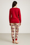 Women's Soft Texture Thermal Pajamas Set 42050 - 2