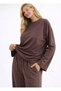 Coffee Color Modal Blended Blouse - 2