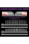 Sandwich Nail Dual Forms for Builder Gel - 240Pcs 15 Sizes for DIY Extension Oval/Almond - 3