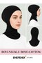 Sports Bonnet with Neck Gaiter |   Black Hijab • Ready-To-Wear Bonnet with Snap Closure • Comfortable and Stylish Combed Cotton Use - 2